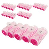 髮捲(粉紅色), 髮夾(透明)