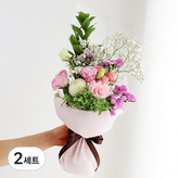 핑크(생화), 랜덤발송(소재) × 2세트