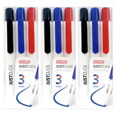 黑色、藍色、紅色 × 3套