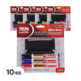 黑色, 藍色, 紅色 × 10套