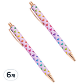 淺紫愛心 + 玫瑰金