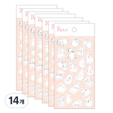 線條畫 害羞兔(PD901)