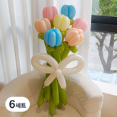 20 파스텔 칼라 튤립