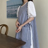 藍色格紋