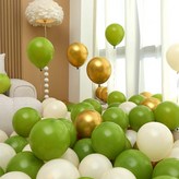 02 綠色與金色3色混合