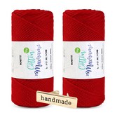 18 暗紅色(編織線)