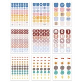 7 小熊, 字母, 天氣