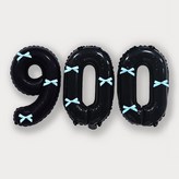 블랙(숫자풍선900), 블루(리본)