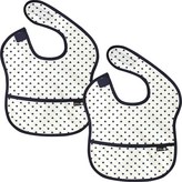 41.乳白底深藍色愛心