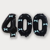 블랙(숫자풍선400), 블루(리본)