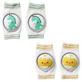 恐龍(綠色)+小雞(黃色) × 2組