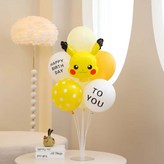 02 皮卡丘生日快樂立牌 黃色