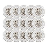 鎳色白色 × 15個