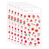 彩色花朵 紅色(PD903)