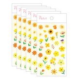 彩色花朵 黃色(PD904)