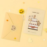 翻糖蛋糕 米色 + 黃色 × 4張