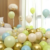 03 灰調藍綠色紙屑6色混合