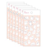 線描害羞兔(PD901)