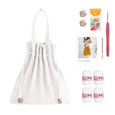 701 화이트(뜨개실), 베이지(우드볼), 랜덤발송(단수링) × 1세트