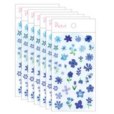 彩色花朵 藍色(PD905)