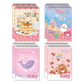 팬케이크, 바다, 고래, 딸기