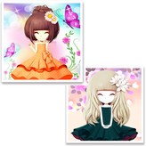 蝴蝶少女 + 百合少女 × 1套