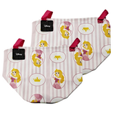 線條奧蘿拉 粉色 + 白色