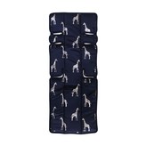 藍銀長頸鹿 + 藍銀波卡圓點 × 1個