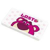 大臉熊抱哥 桃紅色 + 白色