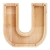 字母U 淺棕色 × 1個
