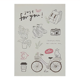 單車小物 白色 × 7張