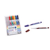 8色組 黑色 + 藍色 + 紅色 + 綠色 + 紫色 + 橘色 + 黃色 + 棕色 × 1組