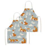 狐狸風格森林 藍色