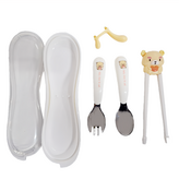 米小熊 米色 +白色 × 1雙