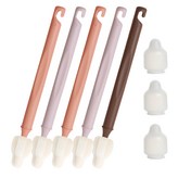 粉色 + 橘色 + 棕色 × 1組