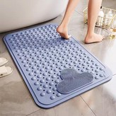 加厚防滑 雲朵款 天空藍,S小號40*70 小浴室適用 × 1個