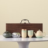 粗陶漸變香道茶禮-青黃(禮盒):如圖 × 1個