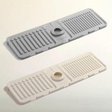升級款硅膠瀝水墊 米白色+水泥灰 × 1個