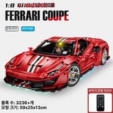 488 슈퍼카 3236개 조립 조명 포함 × 1개