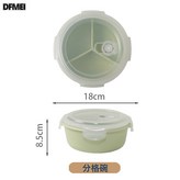 果綠色波浪圓形飯盒(帶蓋):如圖 × 1個