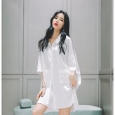 一件白襯衫#19054#均碼（適合100-138斤） × 1個