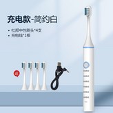 簡約白【送4刷頭加充電線】 × 1個