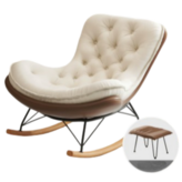 2. 아이보리+브라운 (풋스툴 포함) × 1개