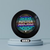 專業競技飛盤 鐳射貼紙 黑色+收納包 × 1個