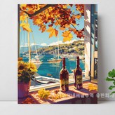 PK-5170 가을의 창문 풍경 × 1개