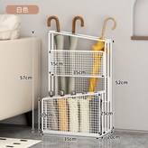 白色斜口【可拆卸瀝水盤】 × 1個