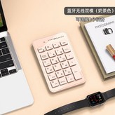奶茶色【藍牙無線雙模鍵盤 充電版】 × 1個