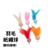 繩球羽毛【替換頭 不挑色】 × 1個