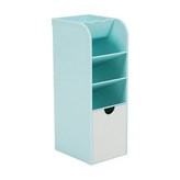 white drawer blue