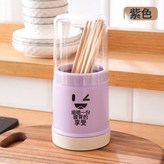 瀝水筷子筒-紫色-一個裝:如圖 × 1個